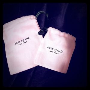 Small and large Kate Spade dust bags